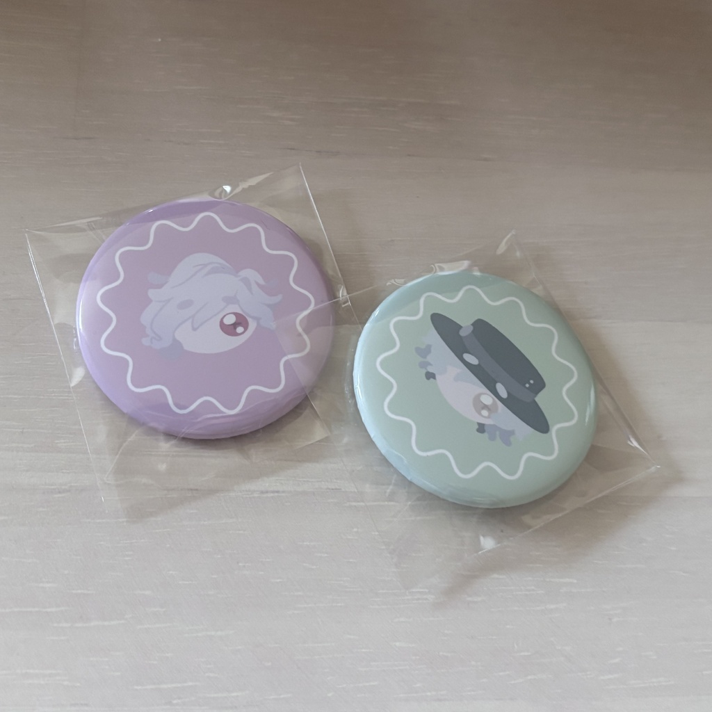 ぴえどもん缶バッジ