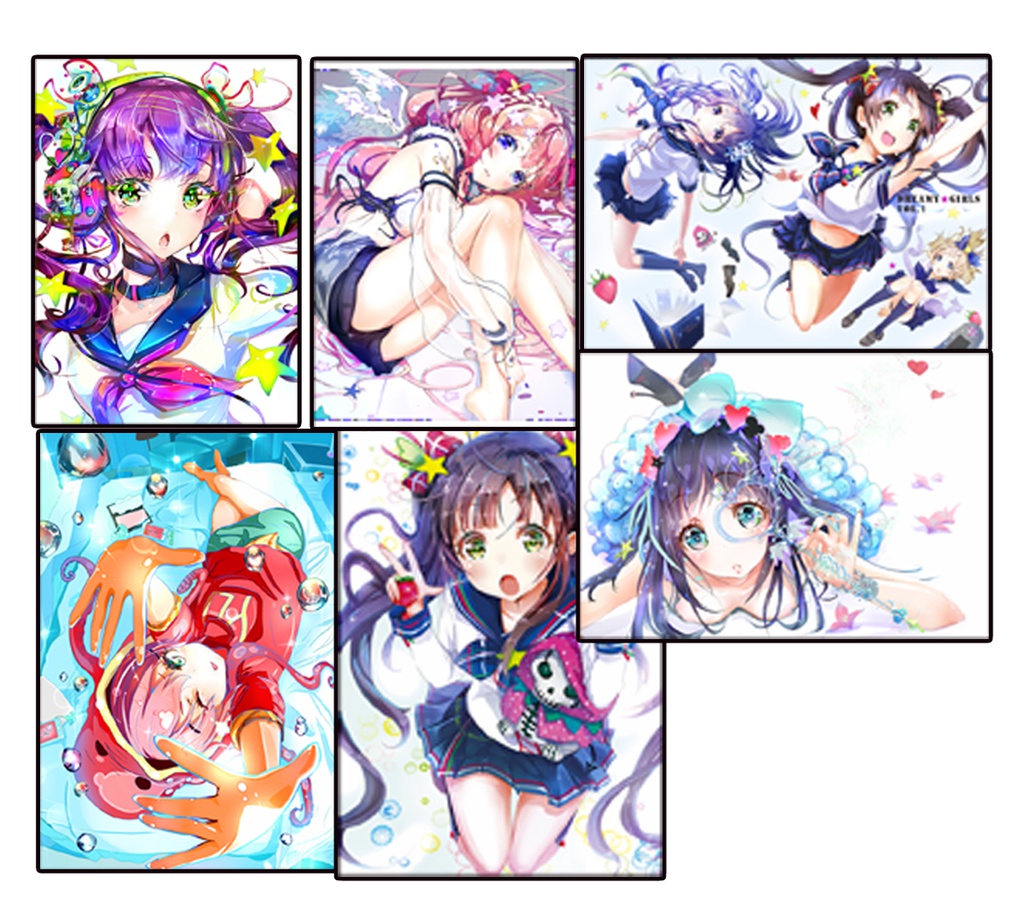 ポストカード6枚セット【no.1】