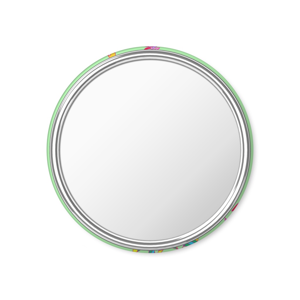 鳥王様の缶ミラー