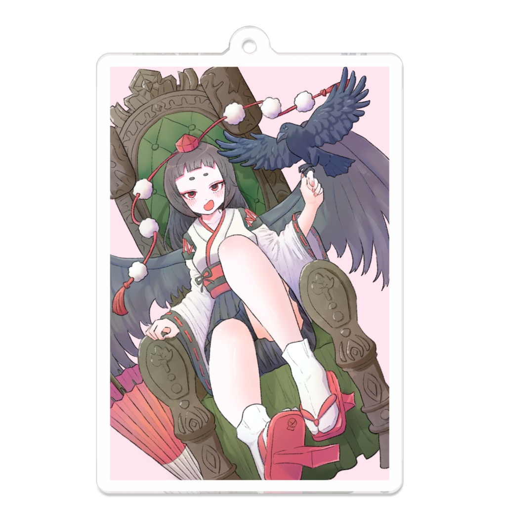 天狗ちゃんとカラス