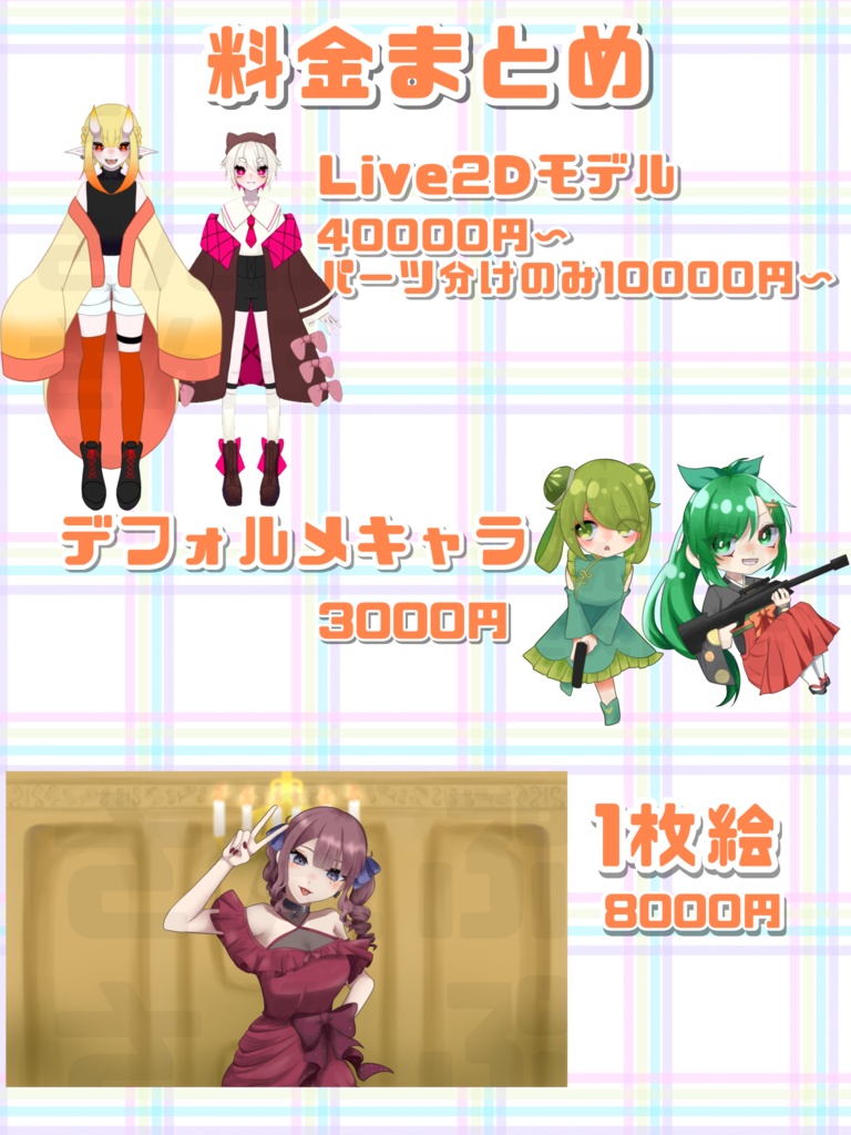 イラスト依頼支払い用ページ