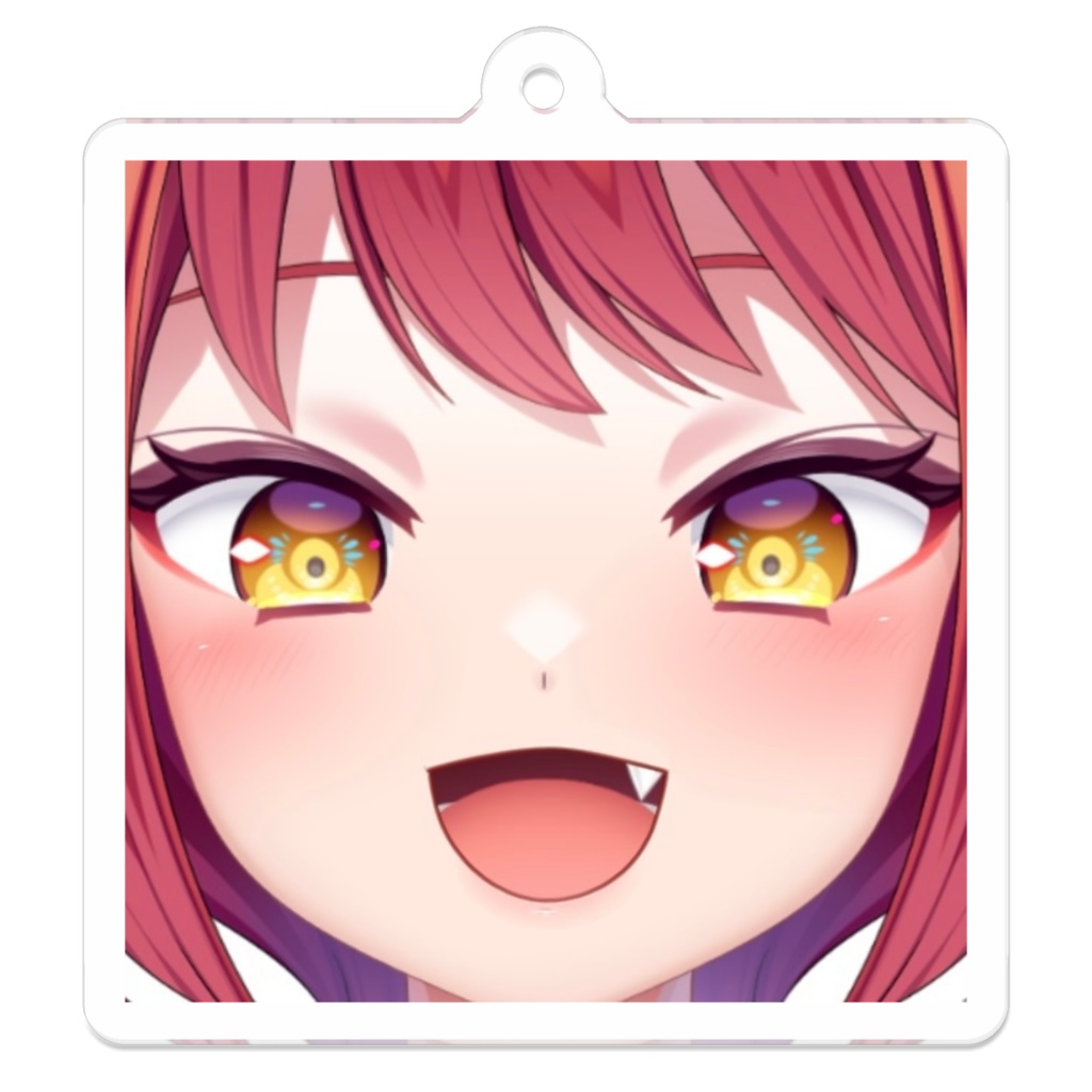 あたりの顔面アクリルキーホルダー