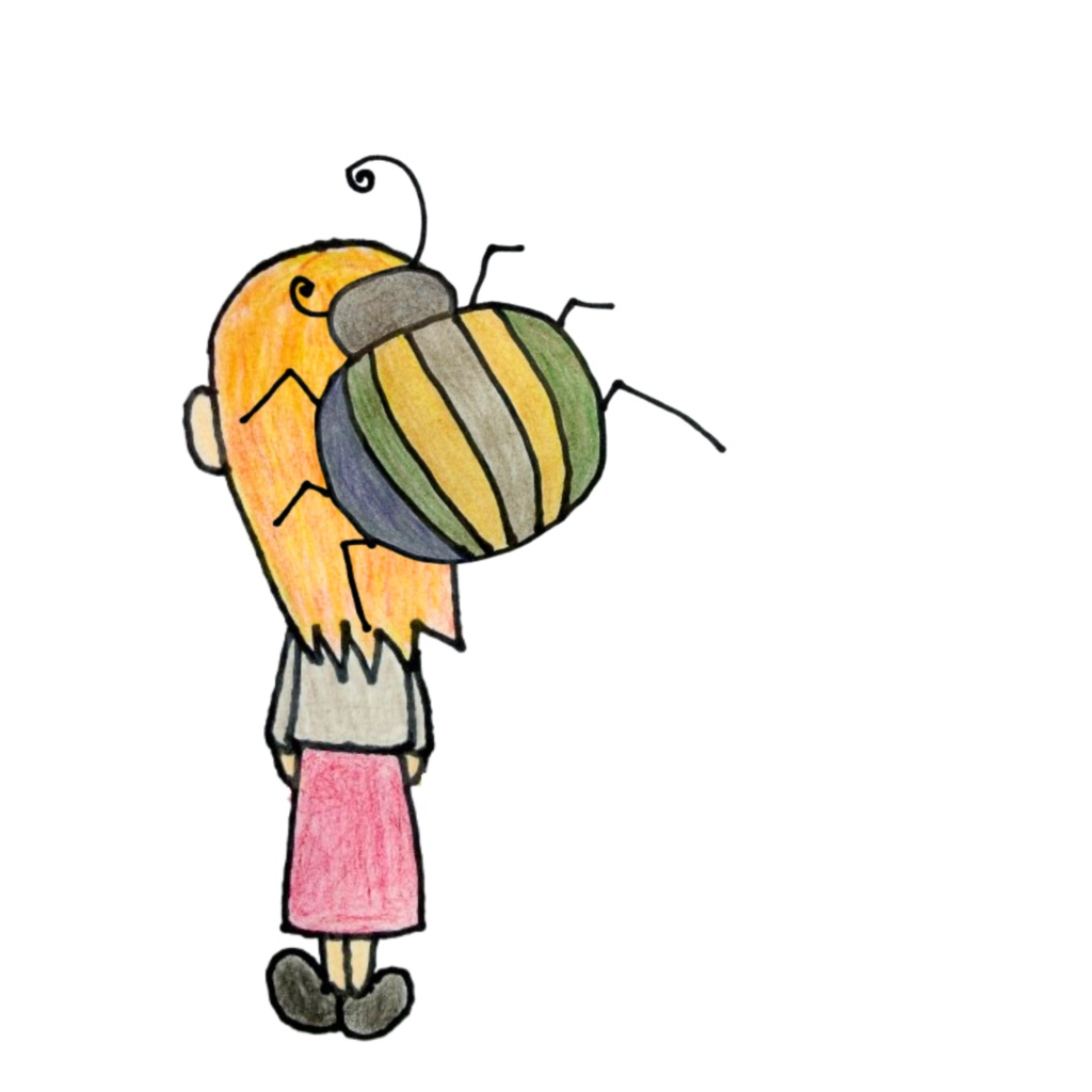 うしろに何かついていますよ5点セット + 昆虫のみ5点
