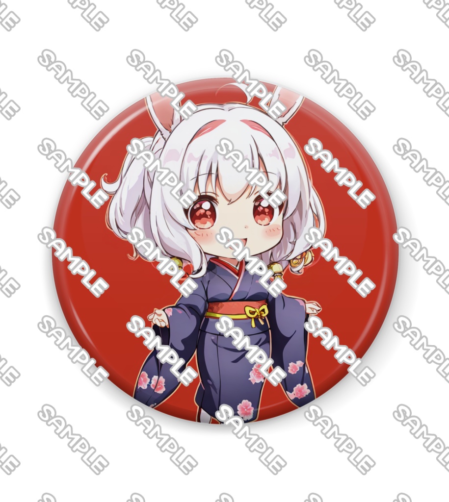 SD香久耶ポニテ缶バッジ