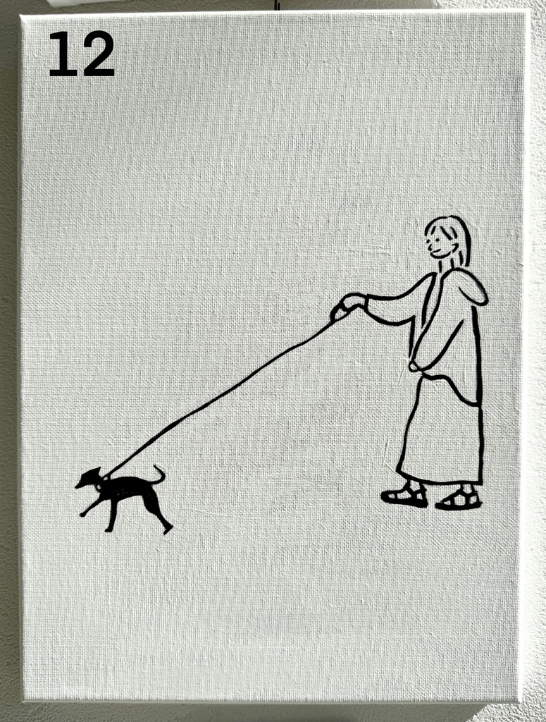 イラスト 原画(横24.2×縦33.3cm)