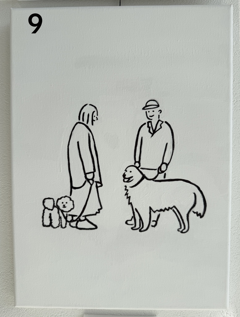 イラスト 原画(横24.2×縦33.3cm)