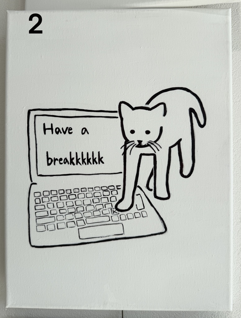 イラスト 原画(横24.2×縦33.3cm)