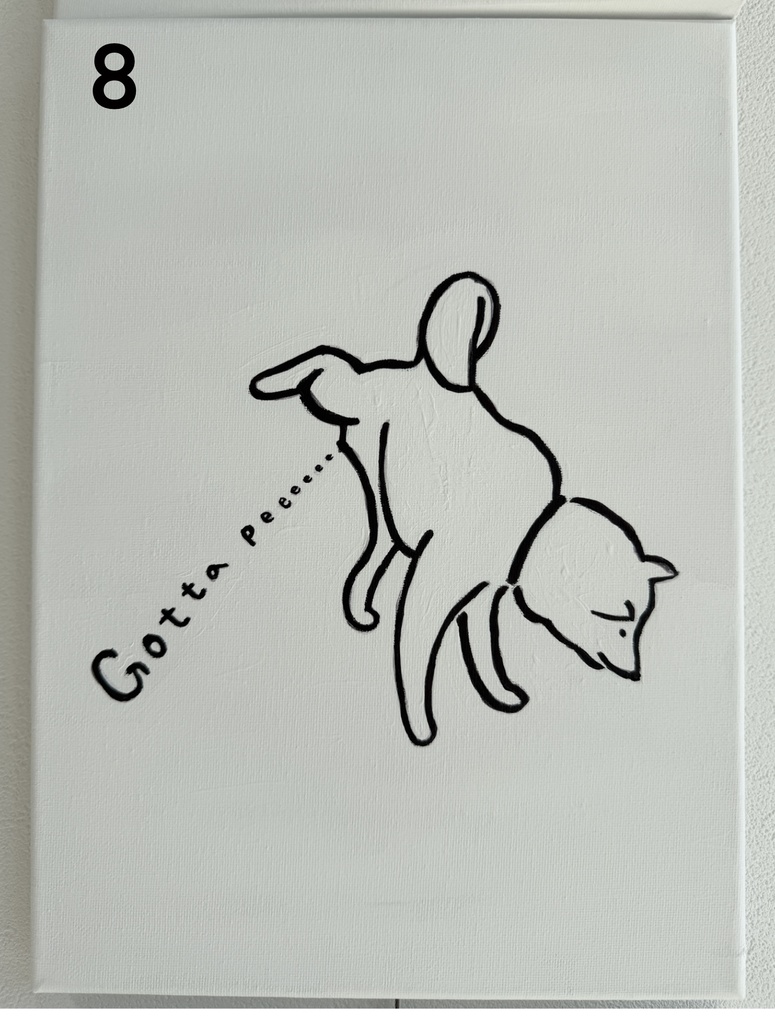 イラスト 原画(横24.2×縦33.3cm)