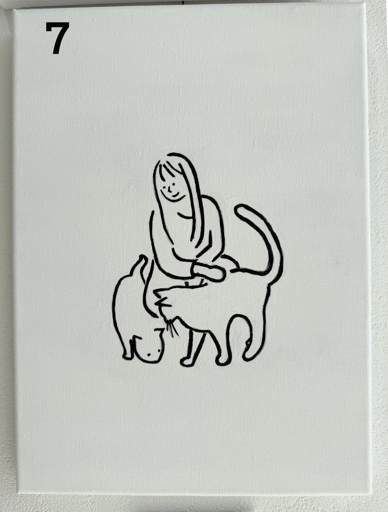 イラスト 原画(横24.2×縦33.3cm)