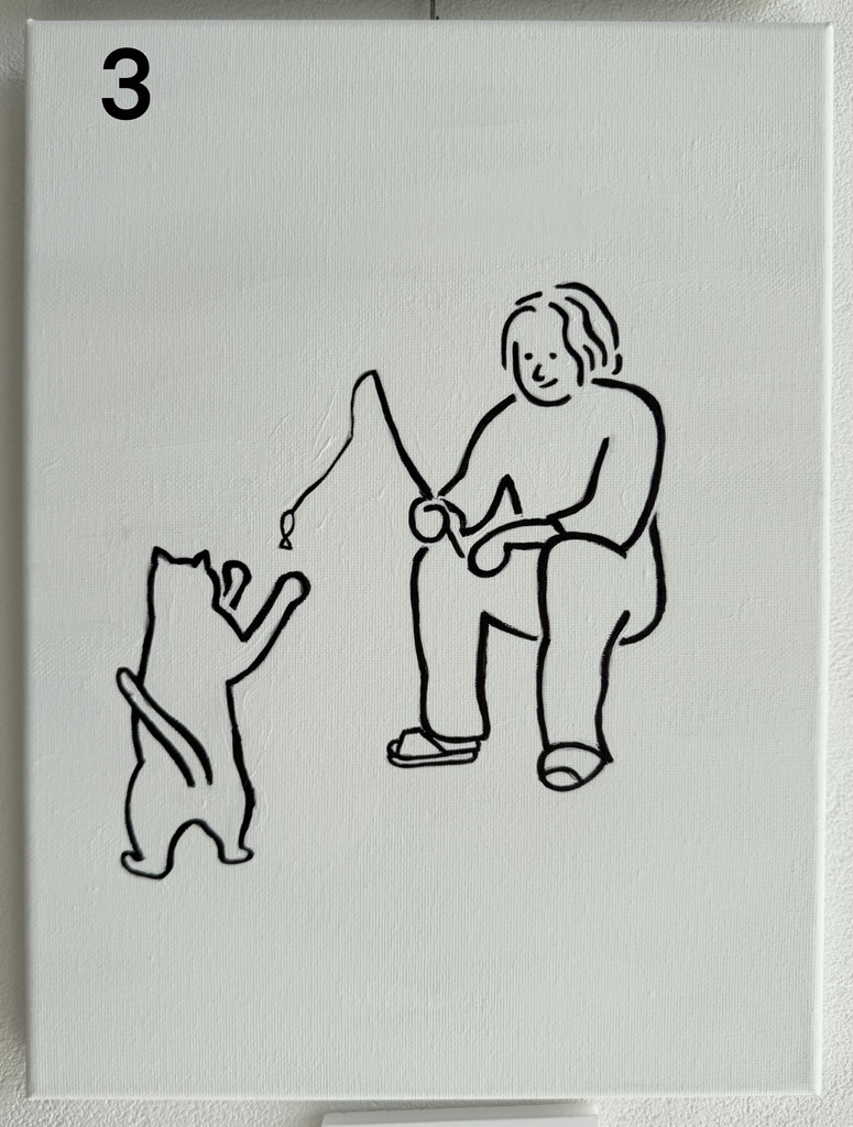 イラスト 原画(横24.2×縦33.3cm)