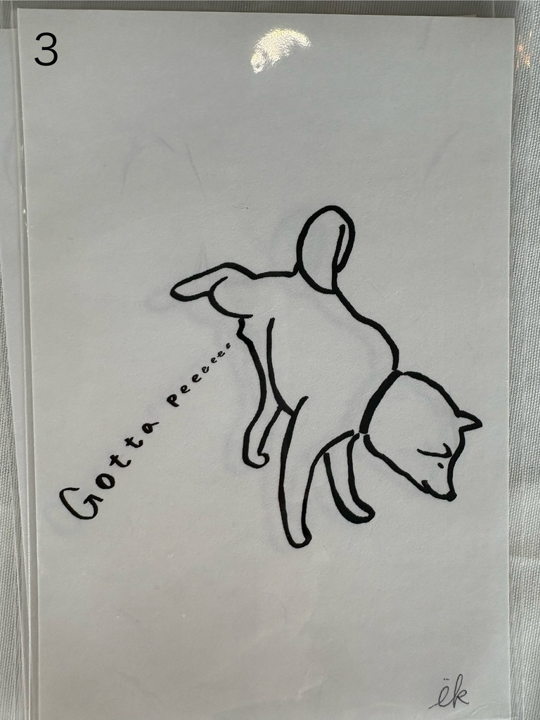 イラスト 複製(ポストカード)