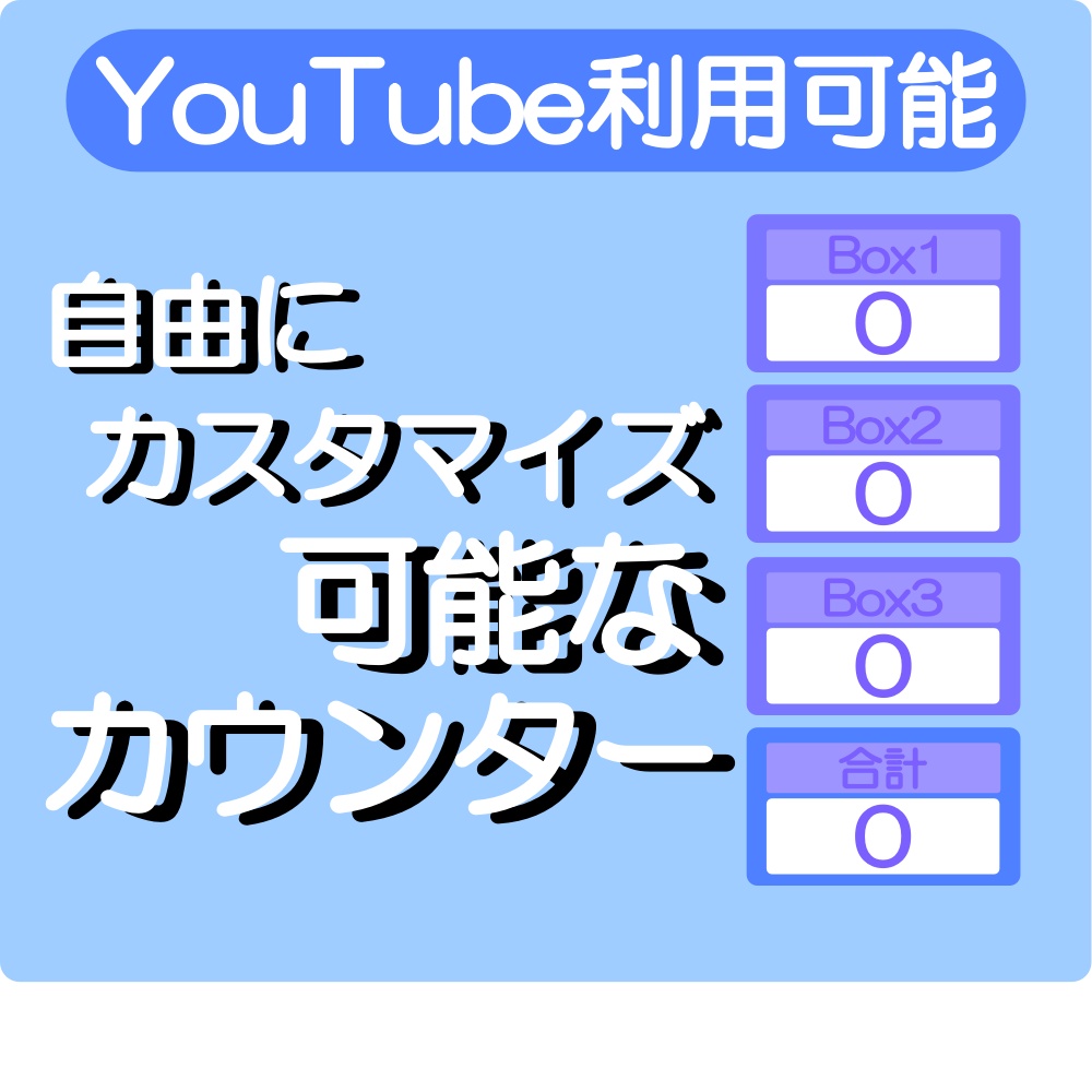 【配信用】カウンター(スコア表示)