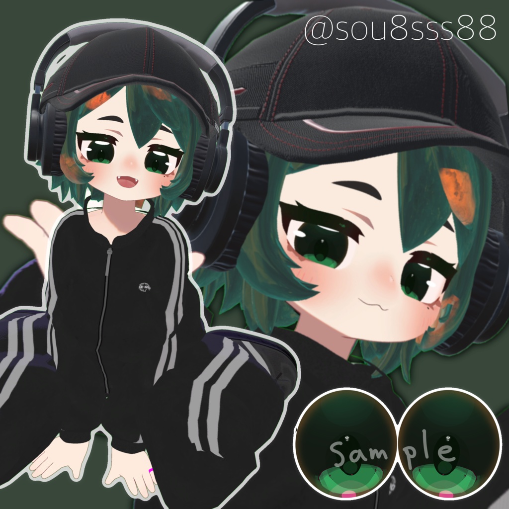 【無料/freeあり】BAMiの赤ばみtexture&eyetexture