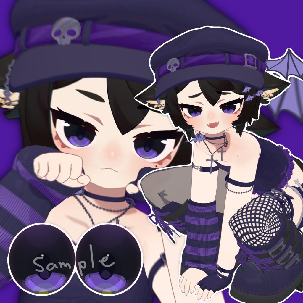 【無料/freeあり】BAMiの赤ばみtexture&eyetexture