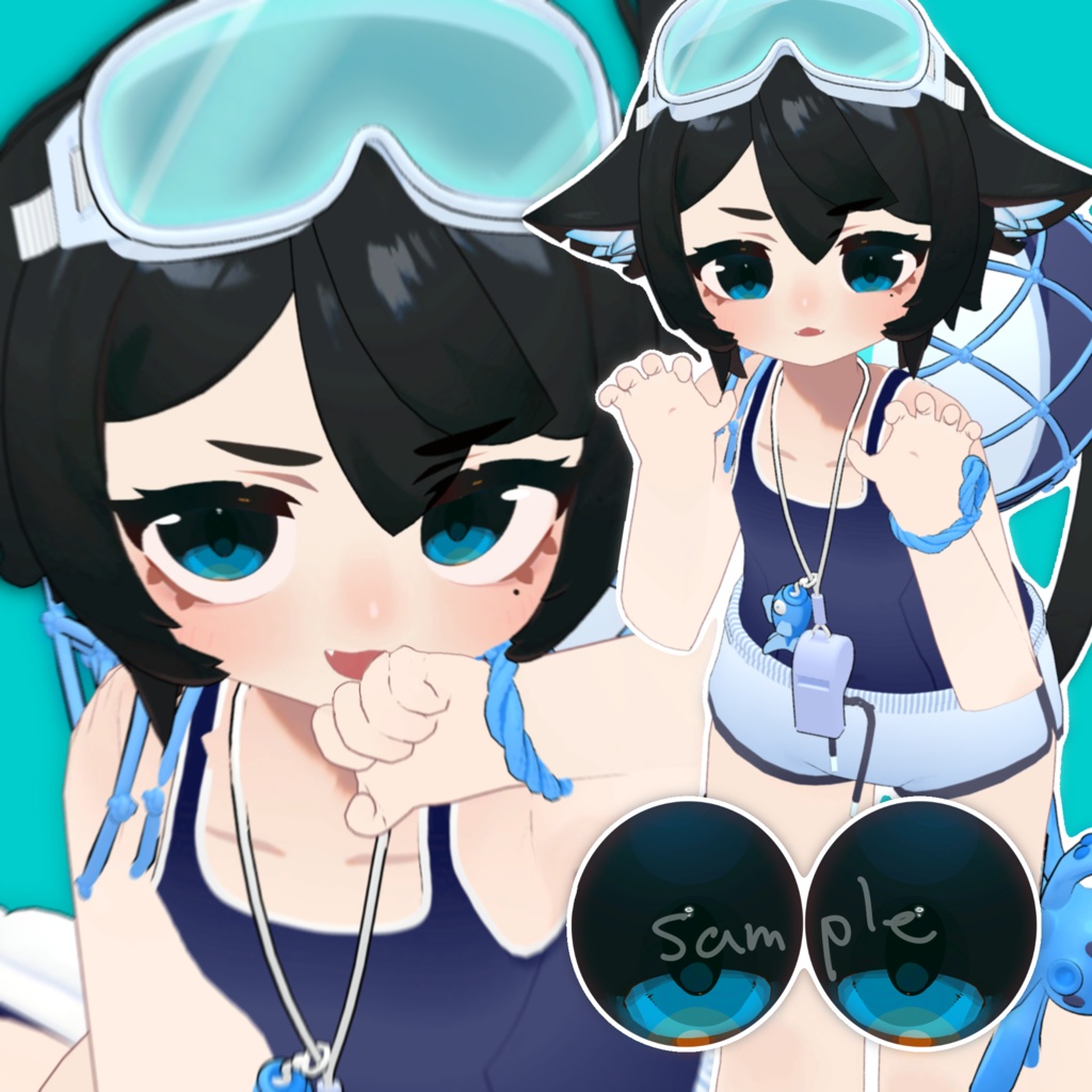 【無料/freeあり】BAMiの赤ばみtexture&eyetexture