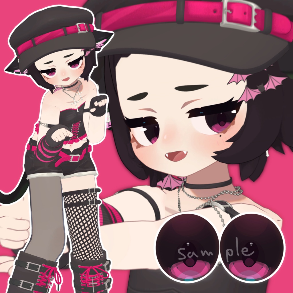 【無料/freeあり】BAMiの赤ばみtexture&eyetexture