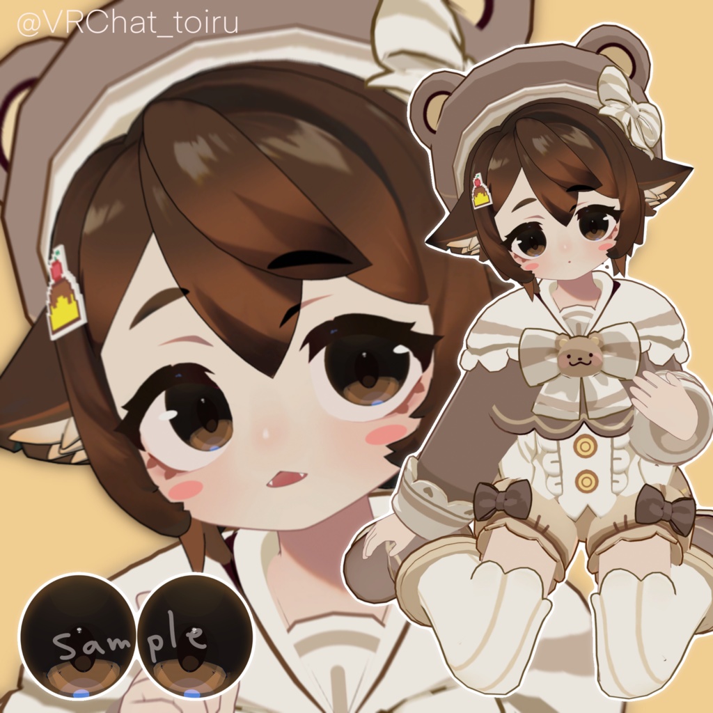 【無料/freeあり】BAMiの赤ばみtexture&eyetexture