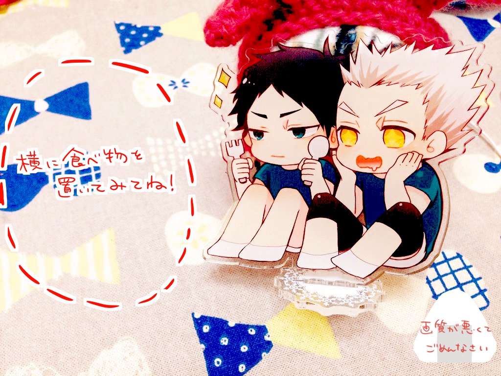 くいしんぼう 兎赤アクリルフィギュア Pizatabetai Booth