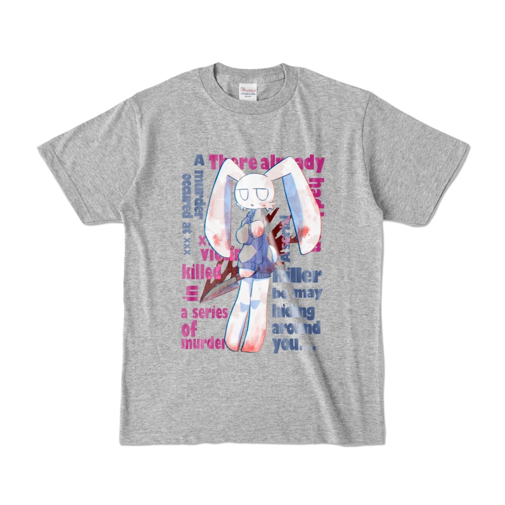 生きてるエグちゃんTシャツ グレー