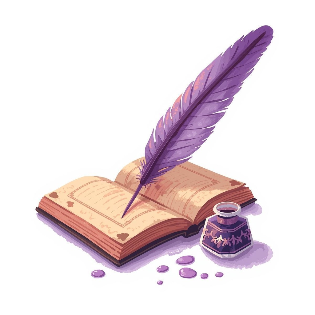 幻想ハロウィンの水彩クリップアートセットB