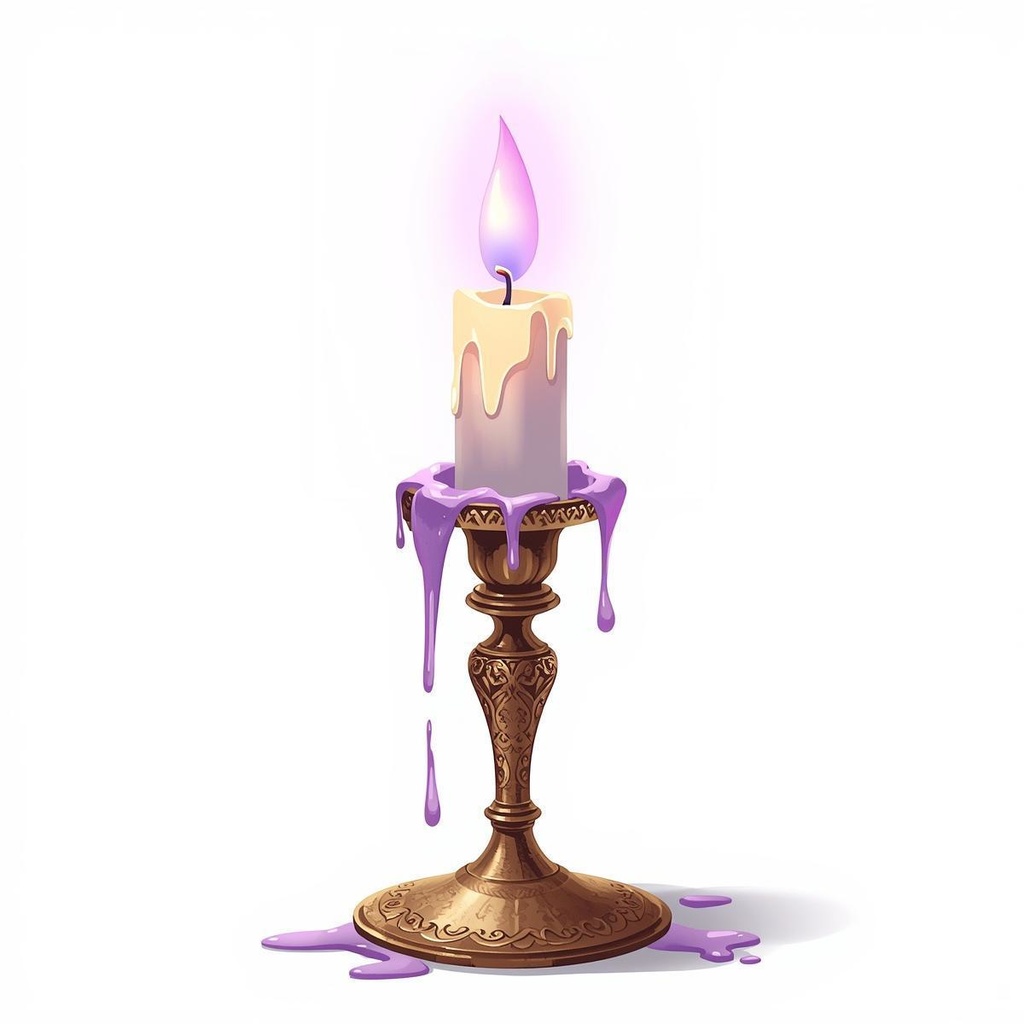 幻想ハロウィンの水彩クリップアートセットB