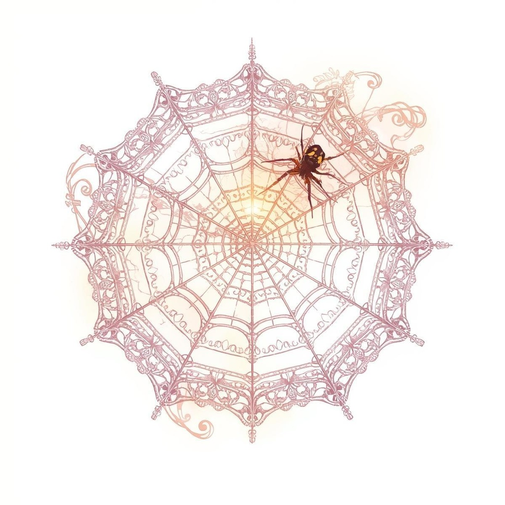 幻想ハロウィンの水彩クリップアートセットB