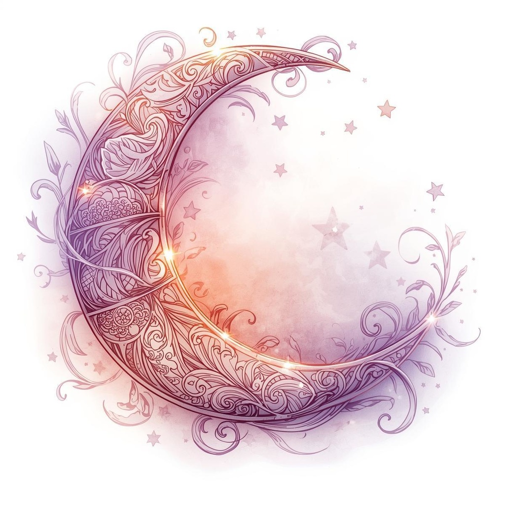 幻想ハロウィンの水彩クリップアートセットB