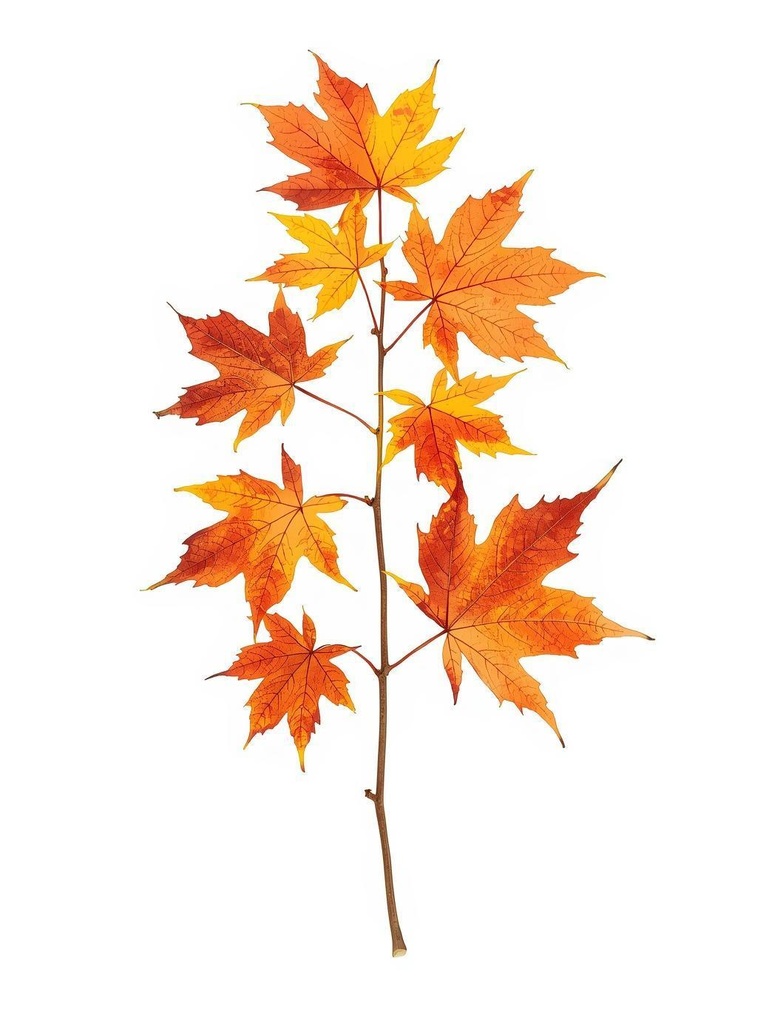 水彩画風秋のクリップアート13点セット