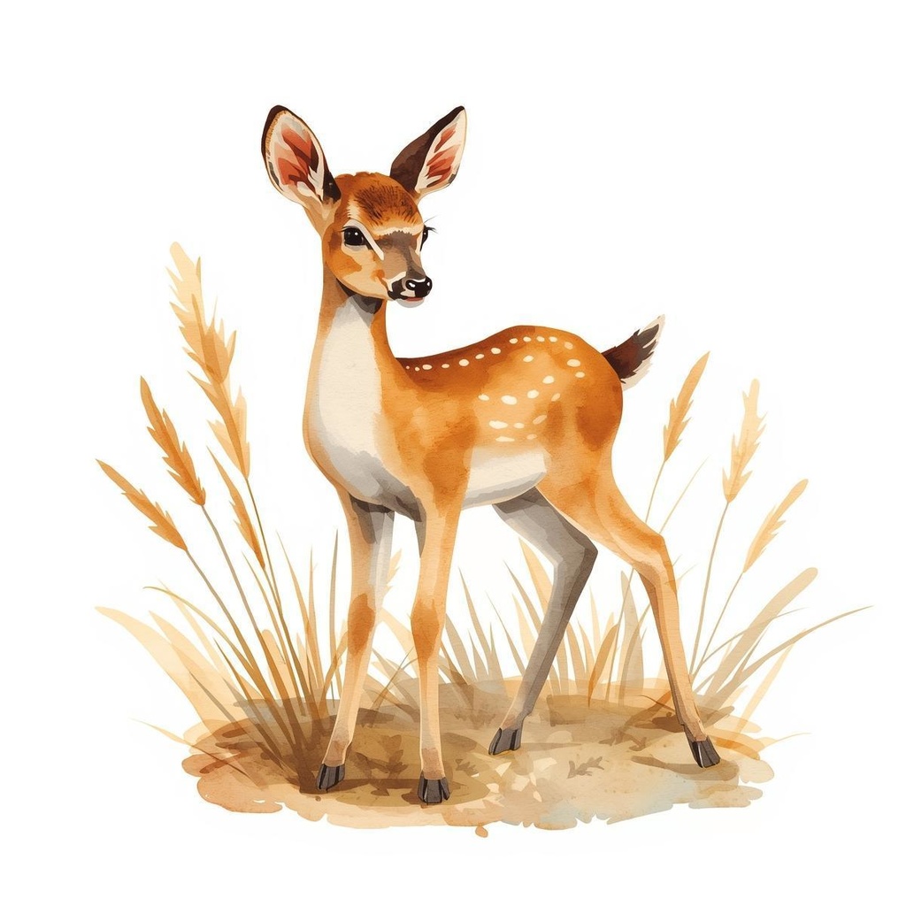 秋の動物たちクリップアートセット 10点