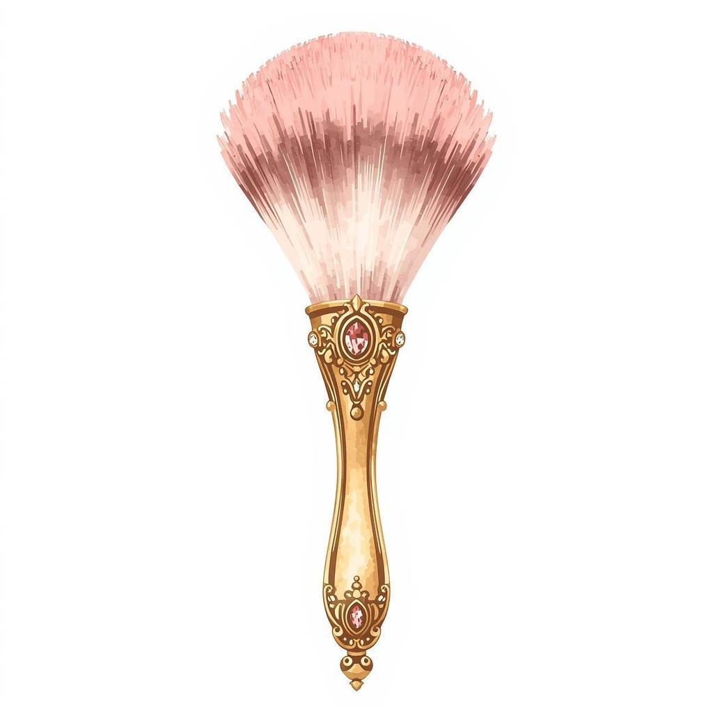 ピンクのアンティークコスメ 水彩クリップアートコレクション(15点セット)