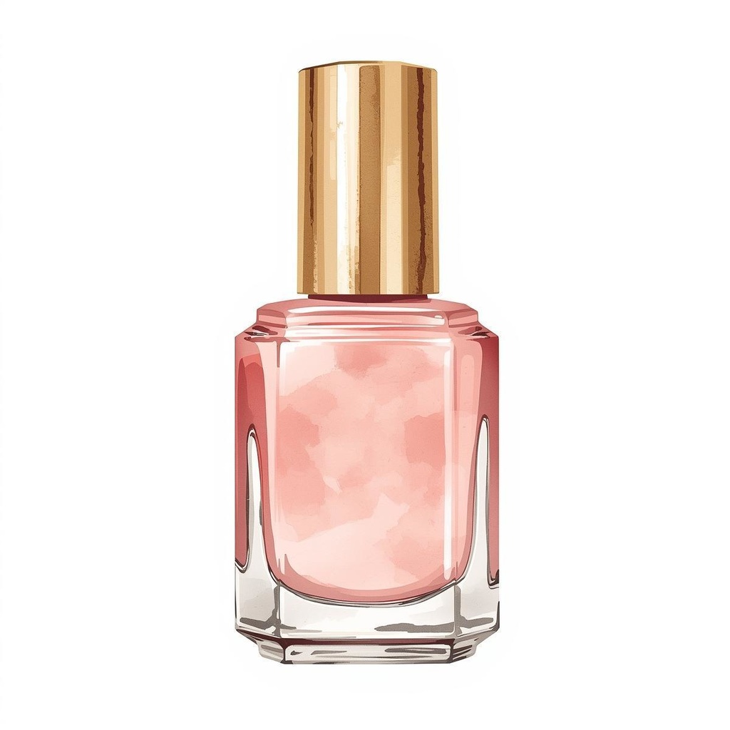 ピンクのアンティークコスメ 水彩クリップアートコレクション(15点セット)