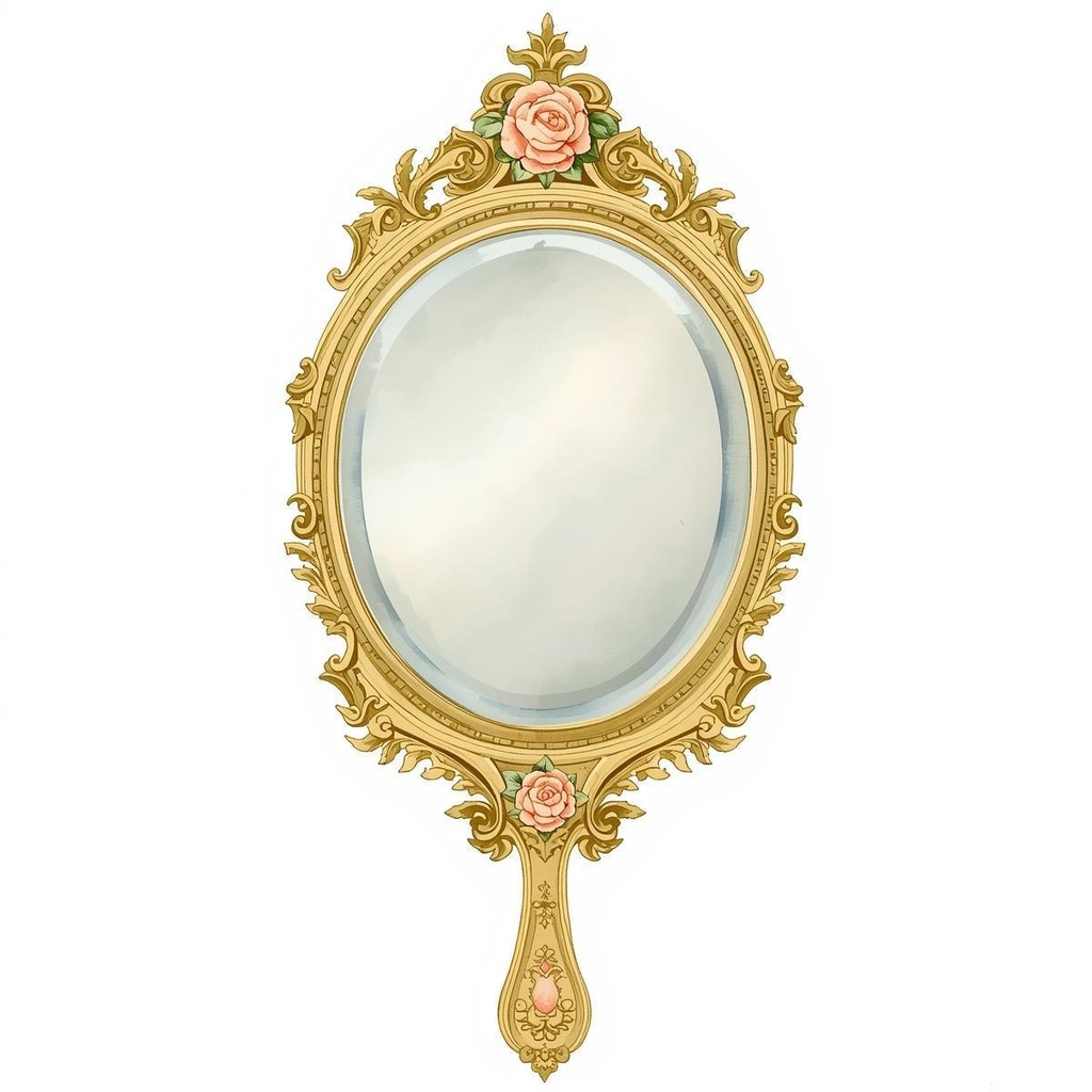 ピンクのアンティークコスメ 水彩クリップアートコレクション(15点セット)