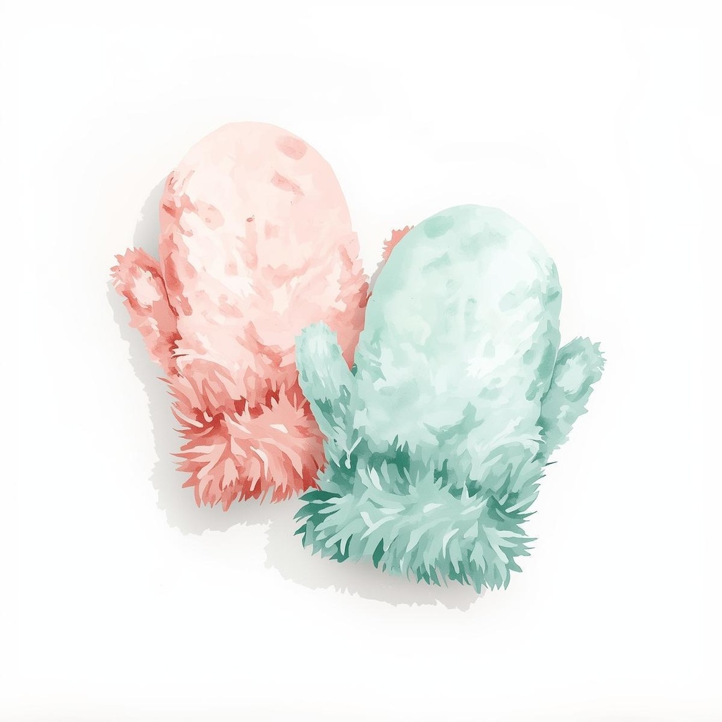 パステルクリスマス クリップアートセット – 水彩風イラスト15点