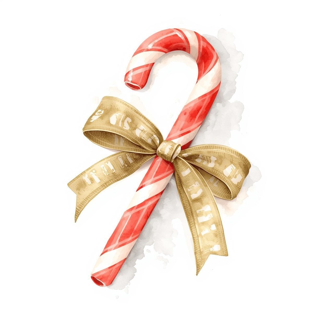 パステルクリスマス クリップアートセット – 水彩風イラスト15点