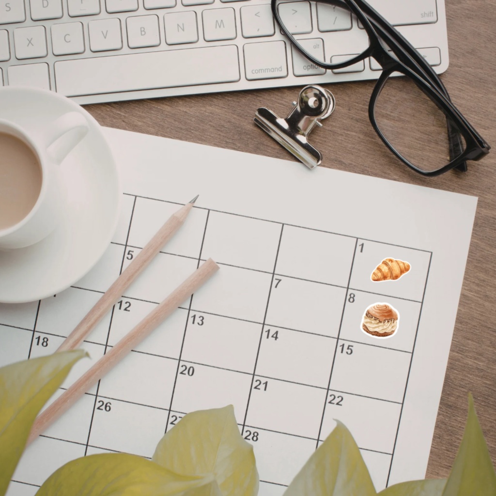 【海外風カフェ】水彩ステッカー&クリップアート10点セット|PNG・背景透過