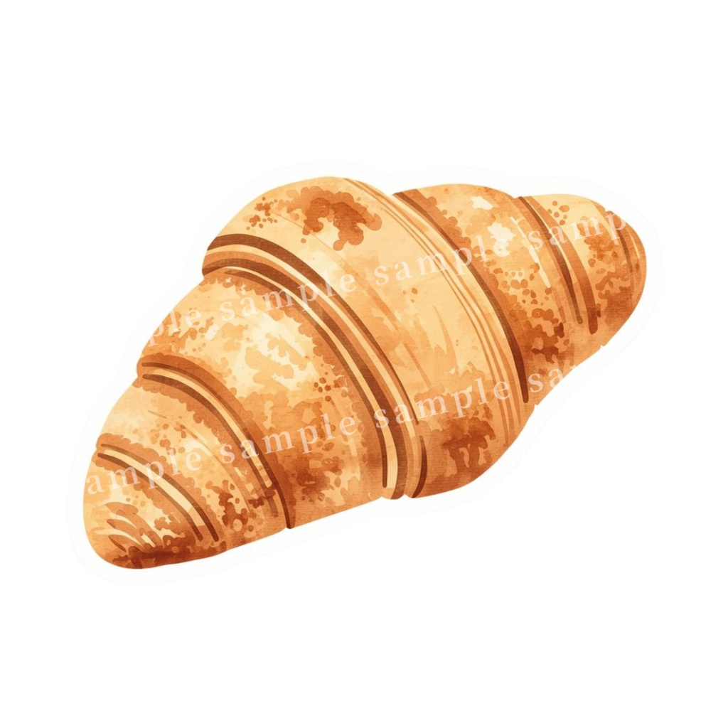 【海外風カフェ】水彩ステッカー&クリップアート10点セット|PNG・背景透過