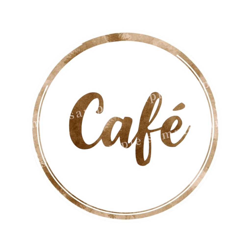 【海外風カフェ】水彩ステッカー&クリップアート10点セット|PNG・背景透過