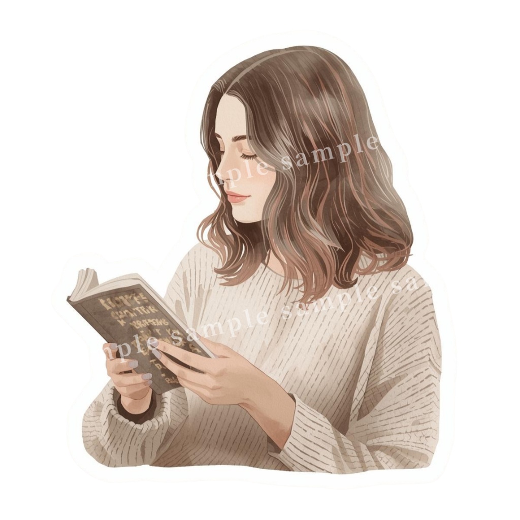 【海外風カフェ】水彩ステッカー&クリップアート10点セット|PNG・背景透過