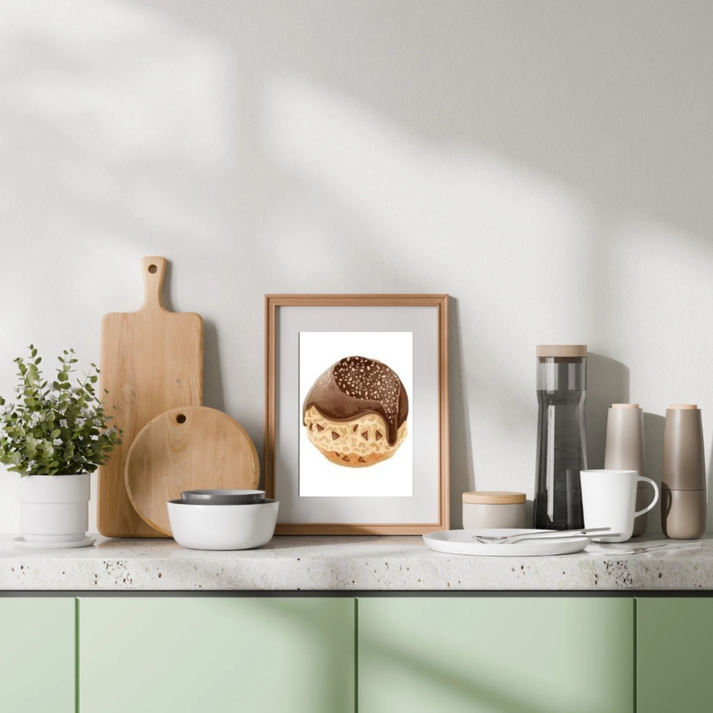 【海外風カフェ】水彩ステッカー&クリップアート10点セット|PNG・背景透過