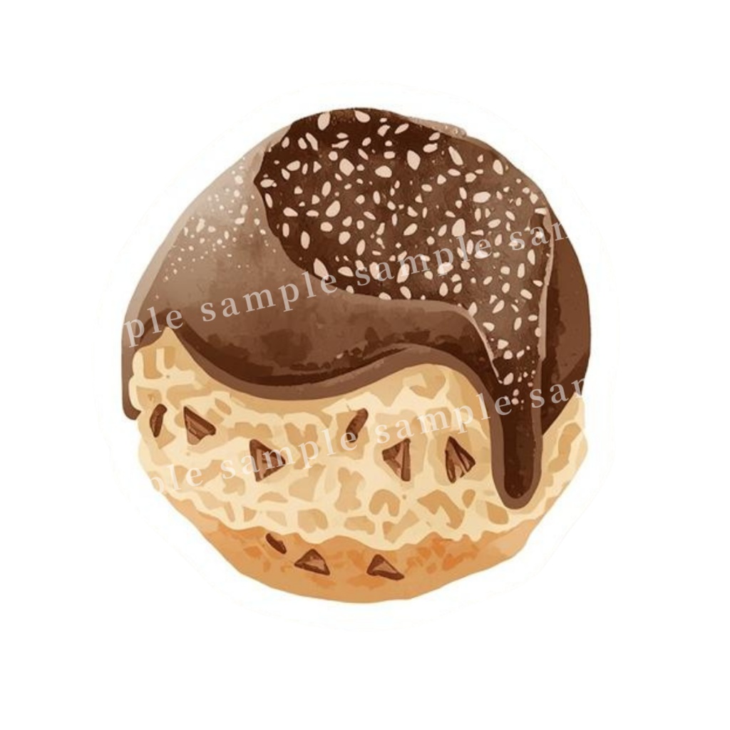 【海外風カフェ】水彩ステッカー&クリップアート10点セット|PNG・背景透過