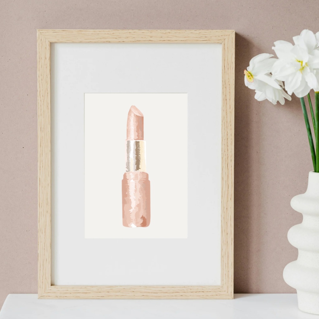 大人可愛い水彩コスメ30種|デジタルプランナーステッカー|GoodNotes手帳デコ・SNS素材(背景透過)