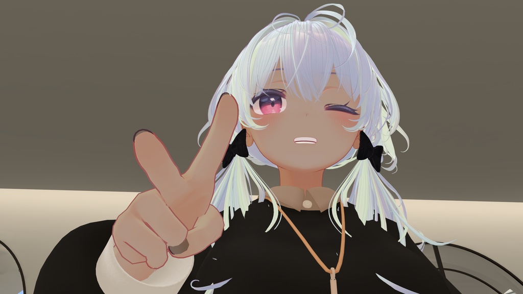 桔梗ちゃんを褐色に