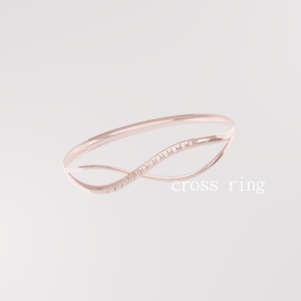 【3D】ティアドロップの指輪セット【VRC】