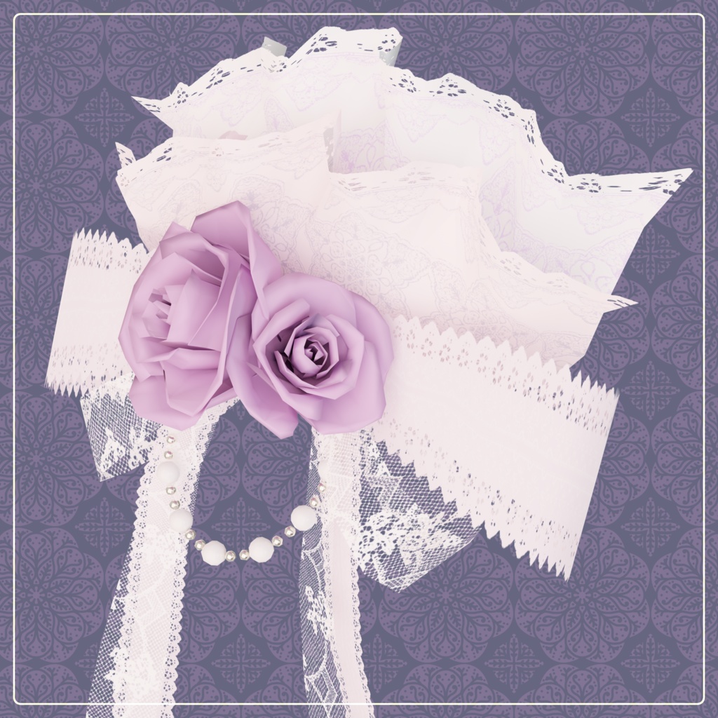 【3D】薔薇のリボン【DB/PB設定済】