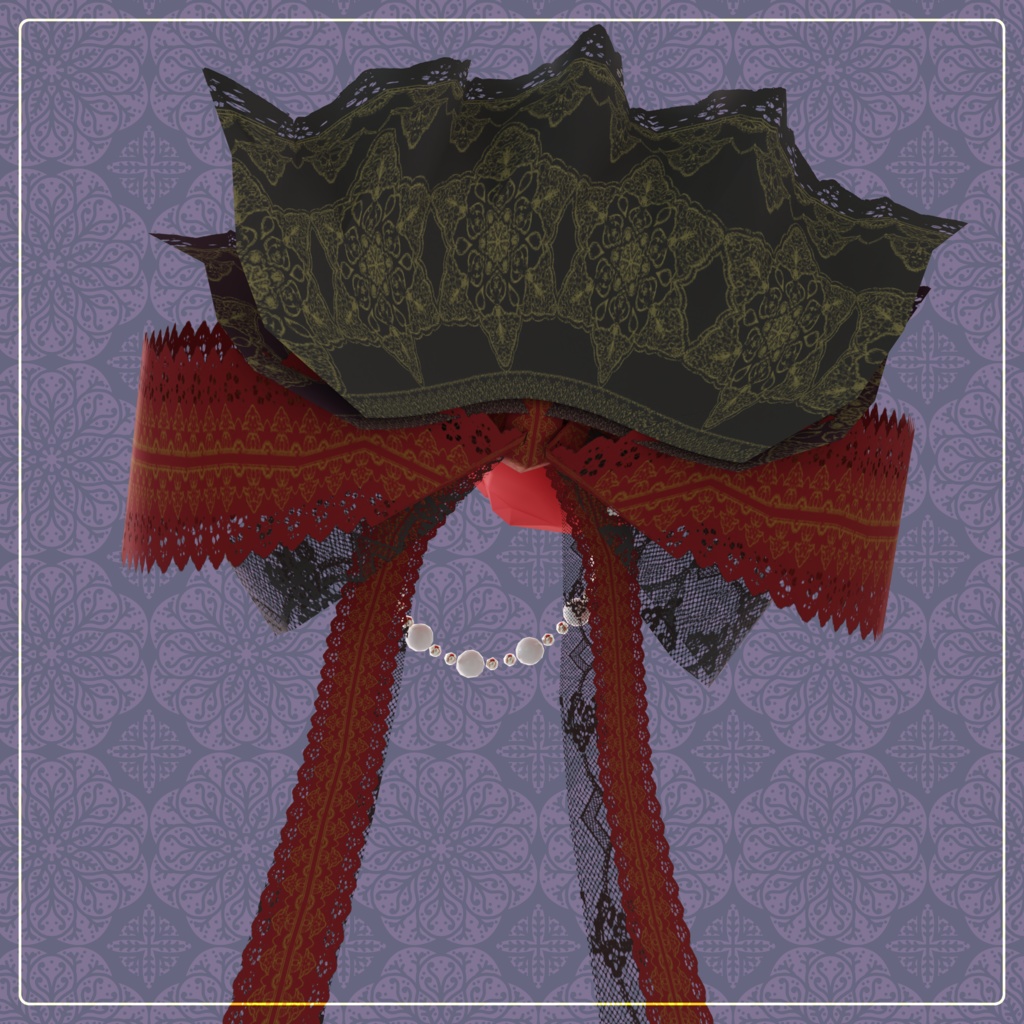 【3D】薔薇のリボン【DB/PB設定済】