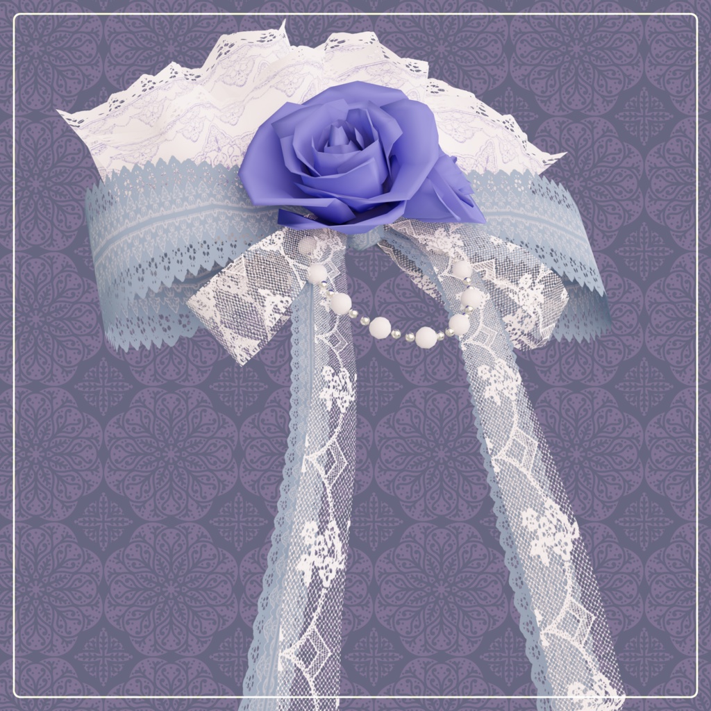 【3D】薔薇のリボン【DB/PB設定済】