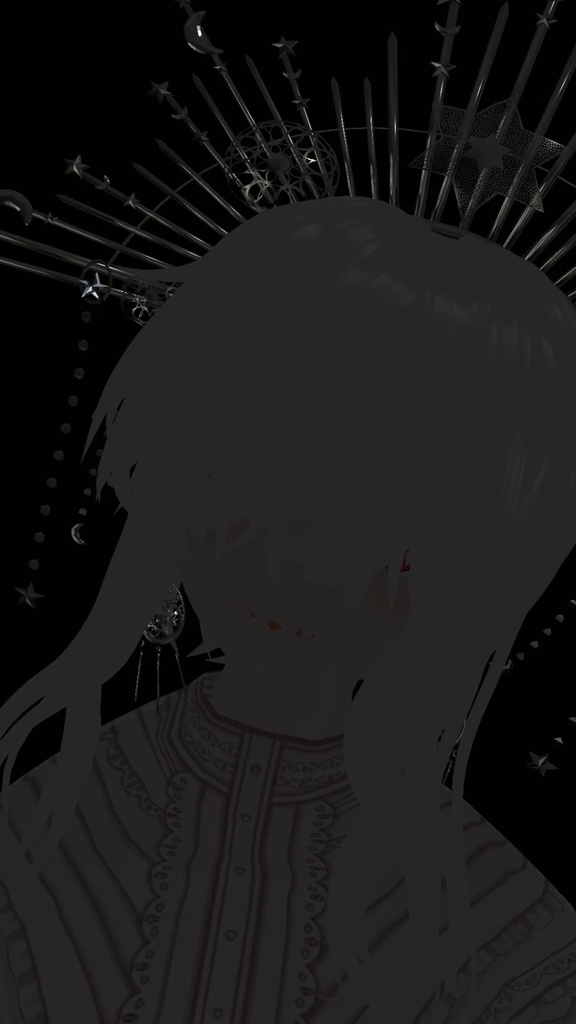 【3D】月と星の冠【DB・PB対応】