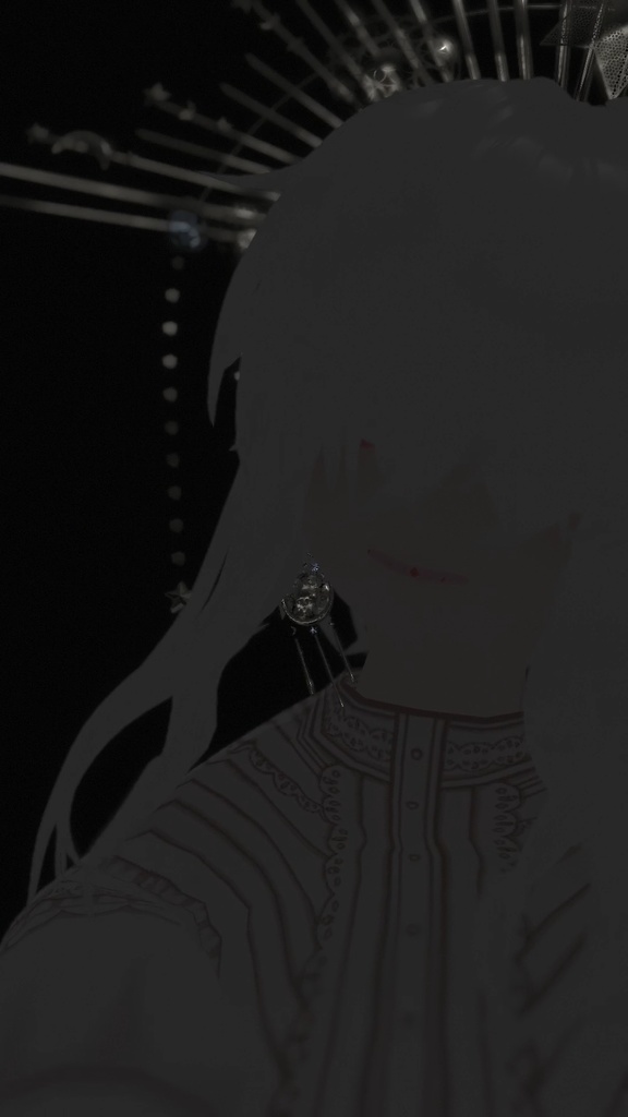 【3D】月と星のピアス【DB・PB対応】