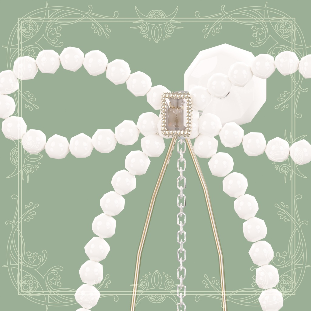 【3D】フォロワー400名様突破記念AZARISピアス【PB設定済】