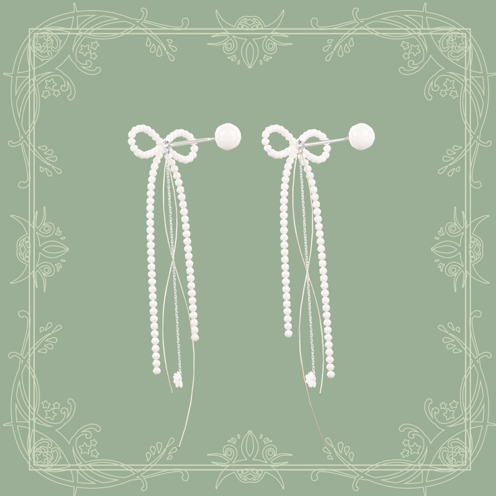 【3D】フォロワー400名様突破記念AZARISピアス【PB設定済】